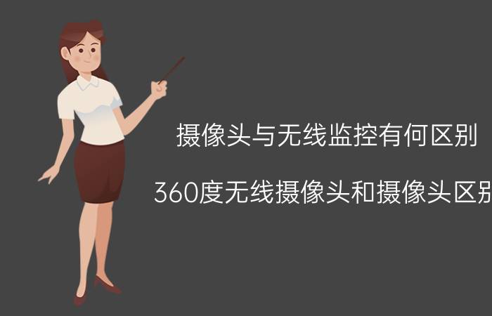 摄像头与无线监控有何区别 360度无线摄像头和摄像头区别？